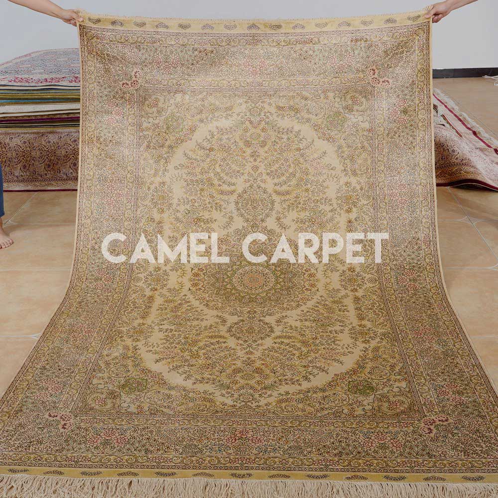 Silk Persian Gold Color Carpet.jpg